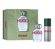 Hugo Boss Hugo Man zestaw woda toaletowa spray 75ml + dezodorant spray 150ml