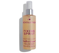 I Heart Revolution Fixing Spray – mgiełka utrwalająca makijaż Vanilla Bean & Coconut (100 ml)