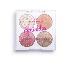 I Heart Revolution Blush & Sprinkles Frosted Cupcake - paleta róży i rozświetlaczy (4 x 1.5 g)