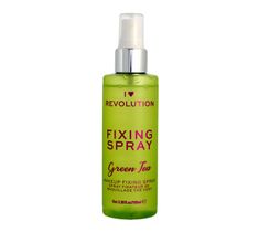 I Heart Revolution Fixing Spray – mgiełka utrwalająca makijaż Green Tea (100 ml)
