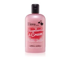 I Love Bath & Shower Creme krem pod prysznic i do kąpieli Raspberry & Cream 500ml