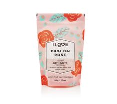 I Love Scented Bath Salts kojąco-relaksująca sól do kąpieli English Rose 500g