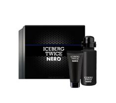 Iceberg Twice Nero zestaw woda toaletowa spray (125 ml ) + żel pod prysznic (100 ml)