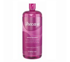 Inebrya Shecare Repair Shampoo rozświetlająco-naprawczy szampon do włosów zniszczonych zabiegami chemicznymi (1000 ml)