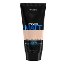 Ingrid Mineral Matt podkład do twarzy matujący 303 Dark (30 ml)