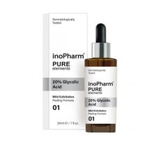 InoPharm Pure Elements 20% Glycolic Acid Peeling peeling do twarzy z 20% kwasem glikolowym 30ml