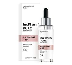 InoPharm Pure Elements 3% Matrixyl + HA Lifting Serum liftingujące serum do twarzy z Matrixylem i Hialuronem 30ml