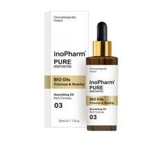 InoPharm Pure Elements BIO Oils Primrose & Rosehip serum do twarzy i szyi z dziką różą i wiesiołkiem 30ml