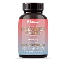 Intenson Collagen Candy suplement diety o smaku truskawkowym 60 tabletek do ssania