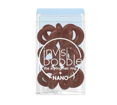 Invisibobble Nano gumki do włosów Pretzel Brown (3 szt.)