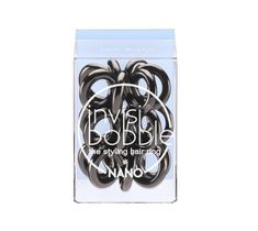 Invisibobble Nano gumki do włosów True Black (3 szt.)