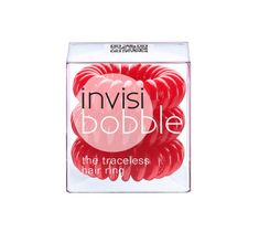 Invisibobble Traceless Hair Ring gumki do włosów Raspberry Red (3 szt.)