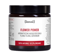 Iossi Flower Power aromatyczne masło do ciała z ylang-ylang i geranium (120 ml)