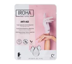Iroha nature Anti-Age Hand Mask przeciwstarzeniowa maska do rąk w formie rękawic (2 x 9 ml)