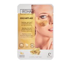 Iroha nature Gold Anti-Age Patches ujędrniające płatki pod oczy z 24k złotem i kwasem hialuronowym (2 szt.)