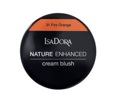 Isadora Nature Enhanced Cream Blush róż do policzków 31 Fire Orange (3 g)