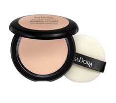 Isadora Velvet Touch Sheer Cover Compact Powder matujący puder prasowany 43 Cool Sand (7.5 g)