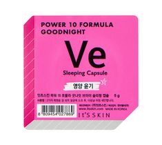 It's Skin Power 10 Formula Good Night Sleeping Capsule VE dwufazowa maseczka całonocna w kapsułce 5g