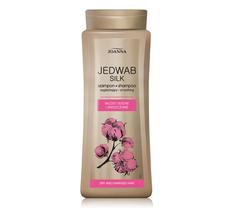 Joanna Jedwab Silk szampon do włosów zniszczonych wygładzający (400 ml)