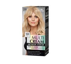 Joanna Multi Cream Metallic Color Farba do włosów nr 28 Bardzo Jasny Perłowy Blond