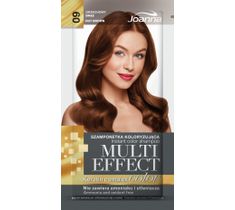 Joanna Multi Effect Color Keratin Complex szamponetka do każdego typu włosów 09 orzechowy brąz 35 g