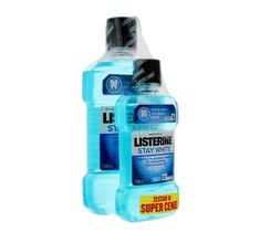Listerine Stay White Płyn do płukania jamy ustnej DUO (500 ml + 250 ml)