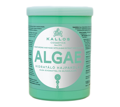 Kallos Algae Moisturizing Mask With Algae Extract And Olive Oil nawilżająca maska z ekstraktem z alg i olejem oliwkowym do włosów suchych (1000 ml)