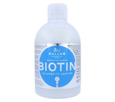 Kallos Biotin Beautifying Shampoo upiększający szampon do włosów słabych i pozbawionych blasku 1000ml