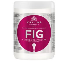Kallos Fig Booster Hair Mask With Fig Extract maska z wyciągiem z fig do włosów cienkich i pozbawionych blasku (1000 ml)