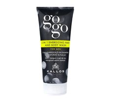 Kallos GoGo 2 in 1 Energizing Hair and Body Wash szampon do włosów i żel do ciała dla mężczyzn 200ml