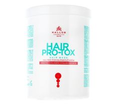 Kallos Hair Pro-Tox Hair Mask maska do włosów z keratyną kolagenem i kwasem hialuronowym 500ml