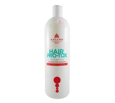 Kallos Hair Pro-Tox Shampoo szampon do włosów z keratyną kolagenem i kwasem hialuronowym 1000ml