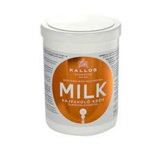 Kallos Milk Hair Mask With Milk Protein maska z wyciągiem proteiny mlecznej do włosów suchych i zniszczonych (1000 ml)