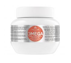 Kallos Omega Rich Repair Hair Mask With Omega-6 Complex And Macadamia Oil regenerująca maska z kompleksem omega-6 i olejem makadamii 275ml