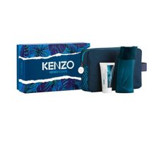 Kenzo Pour Homme zestaw woda toaletowa spray 100ml + balsam po goleniu 50ml + kosmetyczka