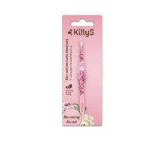 KillyS Blooming Pastel Slanted Cosmetic Tweezers skośna profilowana pęseta kosmetyczna (1 szt.)