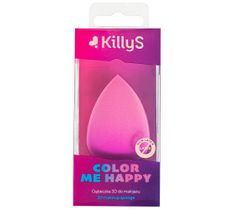 KillyS Color Me Happy gąbeczka 3D do makijażu Różowa