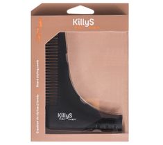 KillyS For Men Beard Styling Comb drewniany grzebień do stylizacji brody