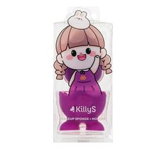 KillyS Tamagotchi Girl gąbeczka do makijażu ze stojakiem Violet 1szt.