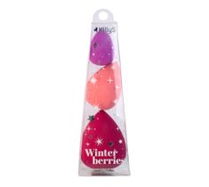 KillyS Winter Berries zestaw gąbeczek do makijażu 3szt.