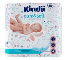 Kindii – Pure & Soft Podkłady jednorazowe dla niemowląt (1op.- 10 szt.)
