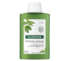 Klorane Oil Control Shampoo szampon do włosów przetłuszczających się z organiczną pokrzywą 200ml