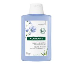 Klorane Volume Shampoo szampon z lnem nadający objętości 200ml