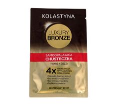 Kolastyna Luxury Bronze Chusteczka samoopalająca do twarzy i ciała 6 g