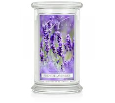 Kringle Candle duża świeca zapachowa z dwoma knotami French Lavender (623 g)