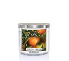 Kringle Candle Tumbler świeca zapachowa z trzema knotami - Sicilian Orange (411 g)