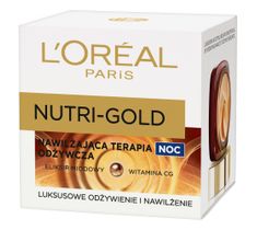 L'Oreal Paris Nutri Gold Nawilżająca Terapia Odżywcza – krem do twarzy na noc (50 ml)
