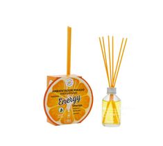 La Casa de los Aromas – Reed Diffuser Energy olejek aromatyczny z patyczkami Pomarańcza (100 ml)