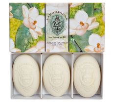 La Florentina Hand Soap zestaw mydeł do rąk Fresh Magnolia (3 x 150 g)