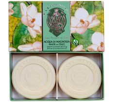 La Florentina Sculpted Soap zestaw mydeł do ciała Fresh Magnolia (2 x 115 g)